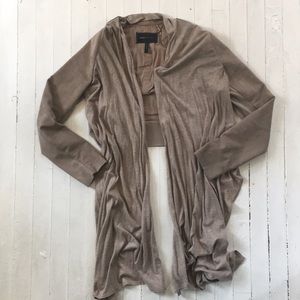 BCBG draped front jacket